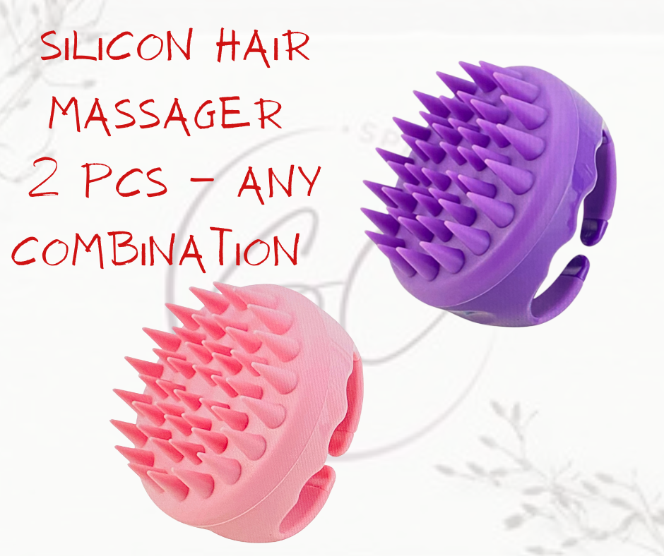 Silicon Hair Scalp Exfoliator | Scalp massager