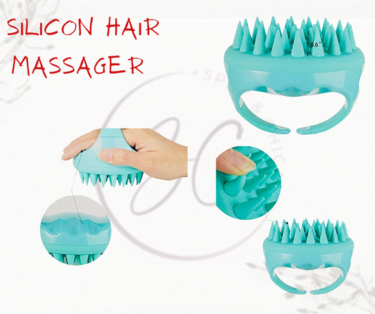 Silicon Hair Scalp Exfoliator | Scalp massager